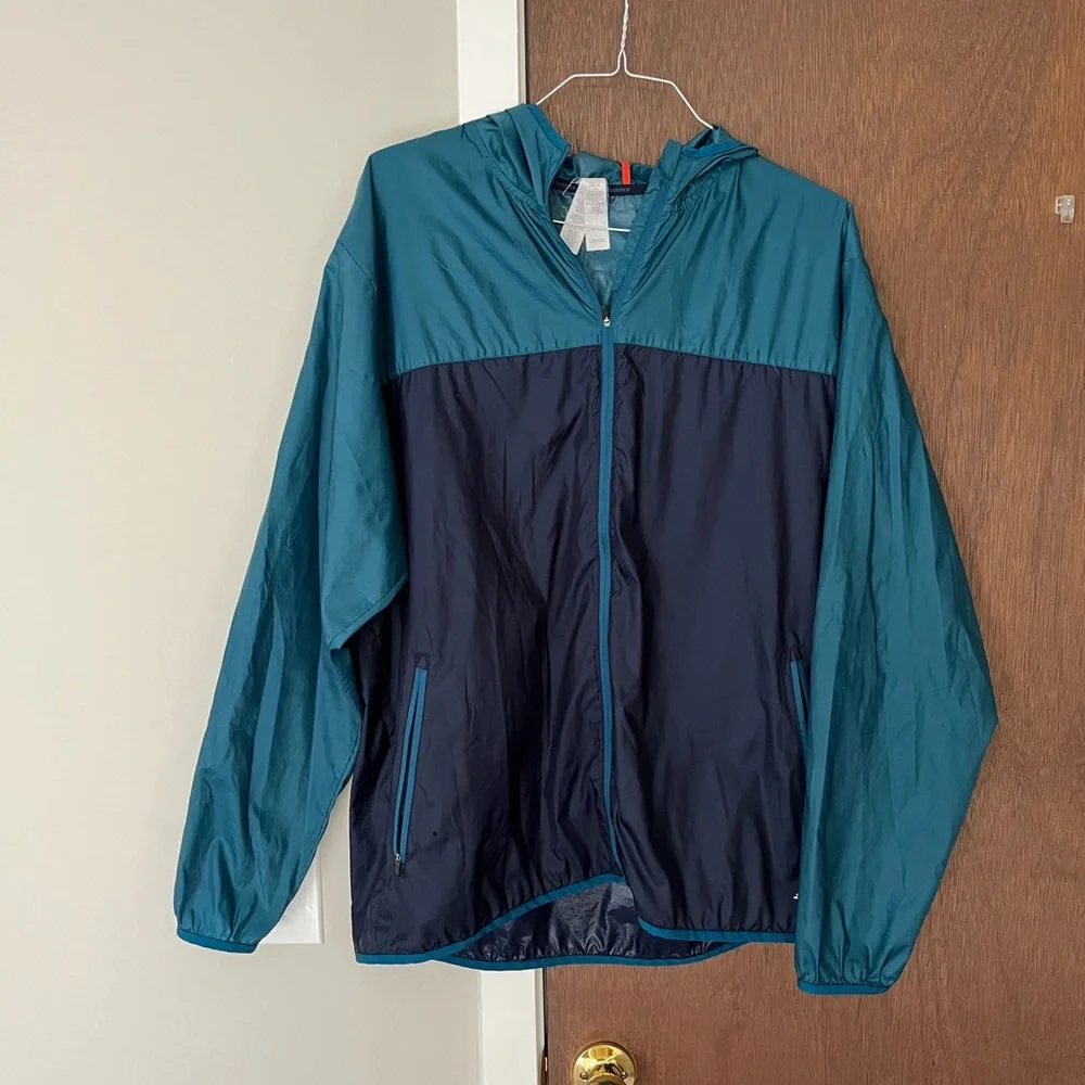 NEW BALANCE Teal Windbreaker - Picture 1 of 3
